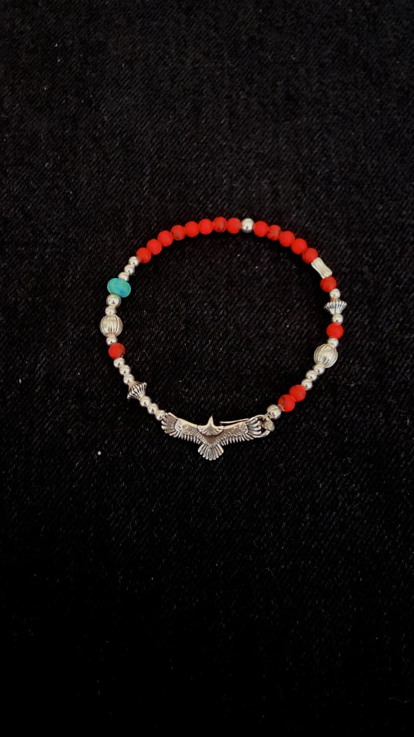 3Cross silver free egle Navaho bracelet 상품이미지3
