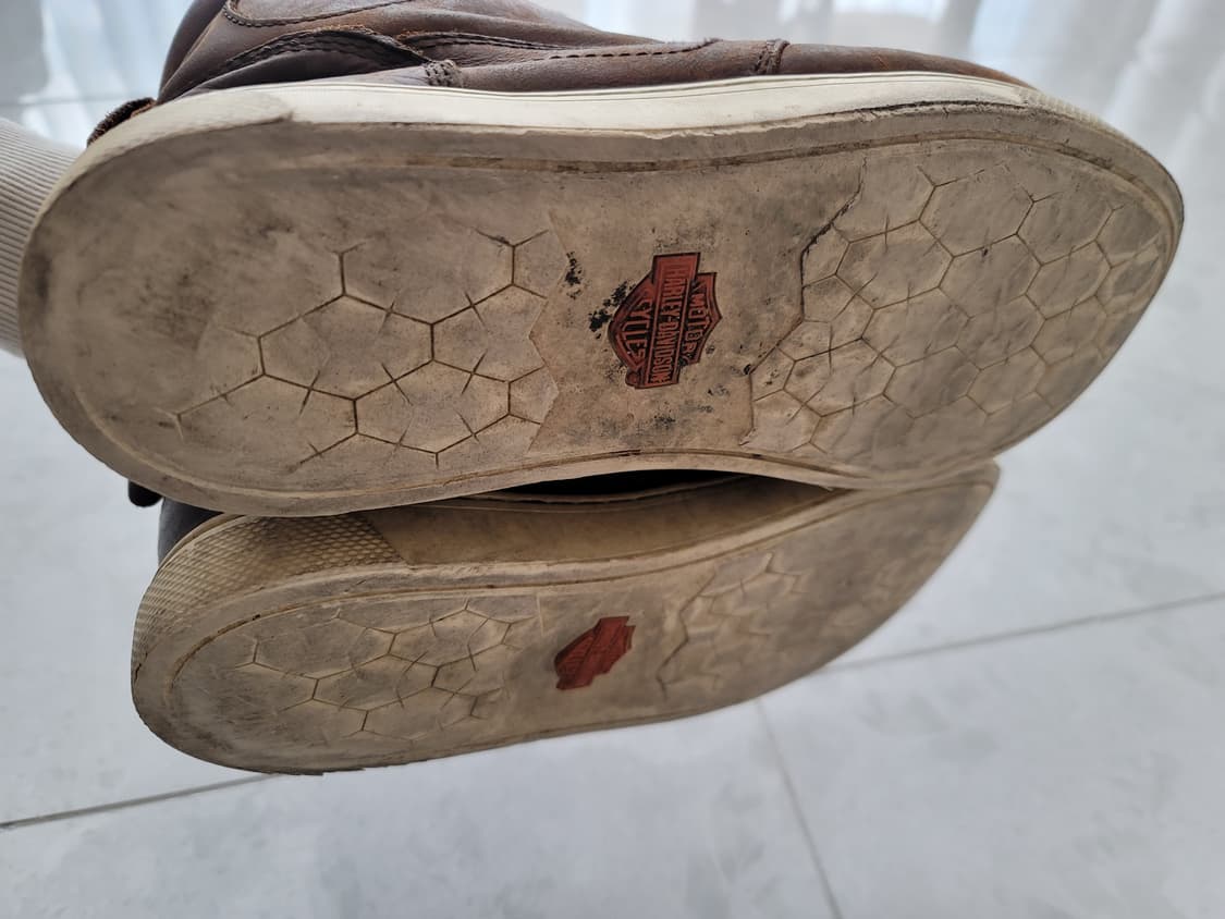 할리데이비슨 가죽 바이크 스니커즈(워커) 275사이즈 

 상품이미지6