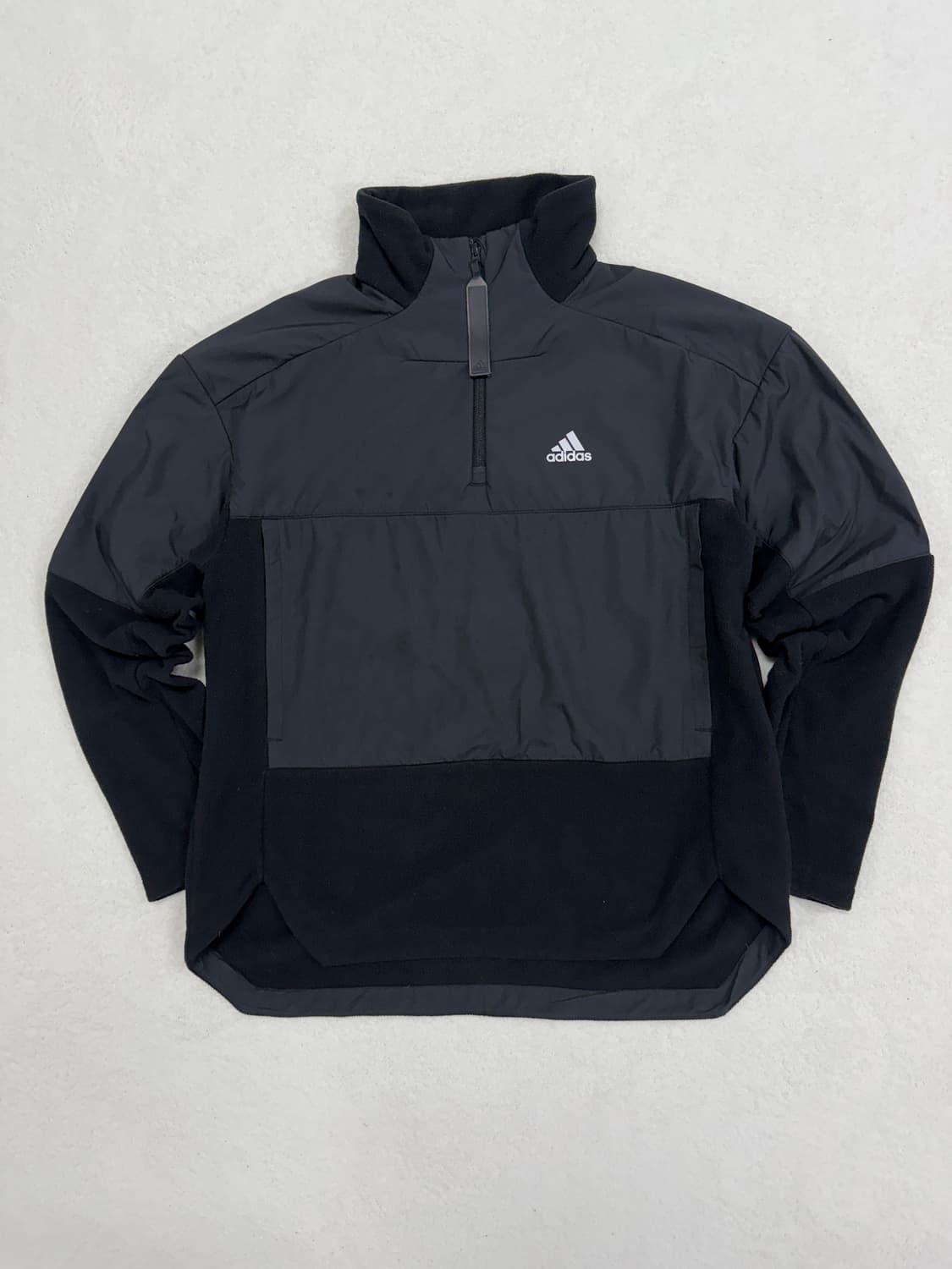 아디다스 패디드 후리스 반집업 상품이미지1