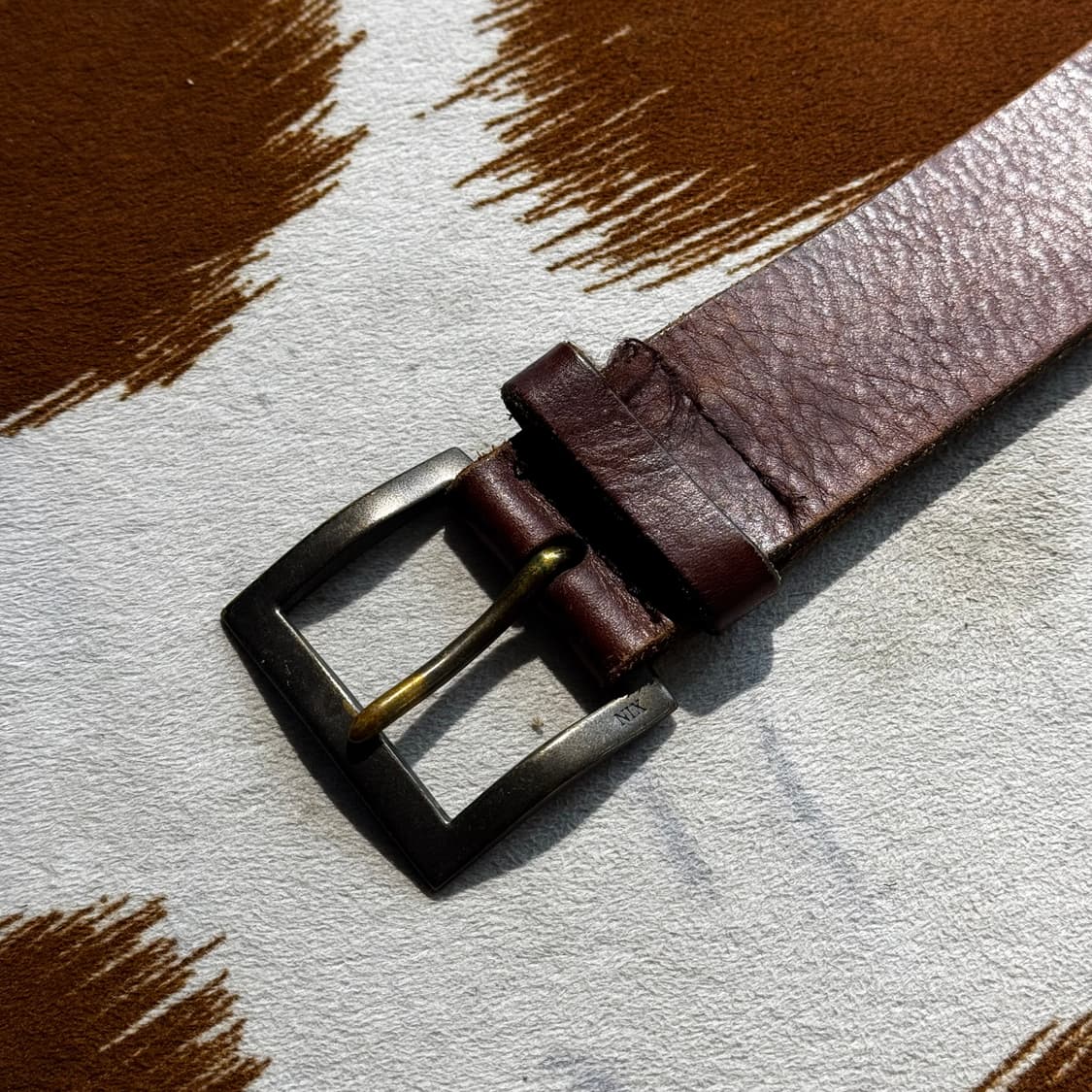 소가죽 웨스턴 벨트 브라운 (OS) 카우레더 상품이미지5