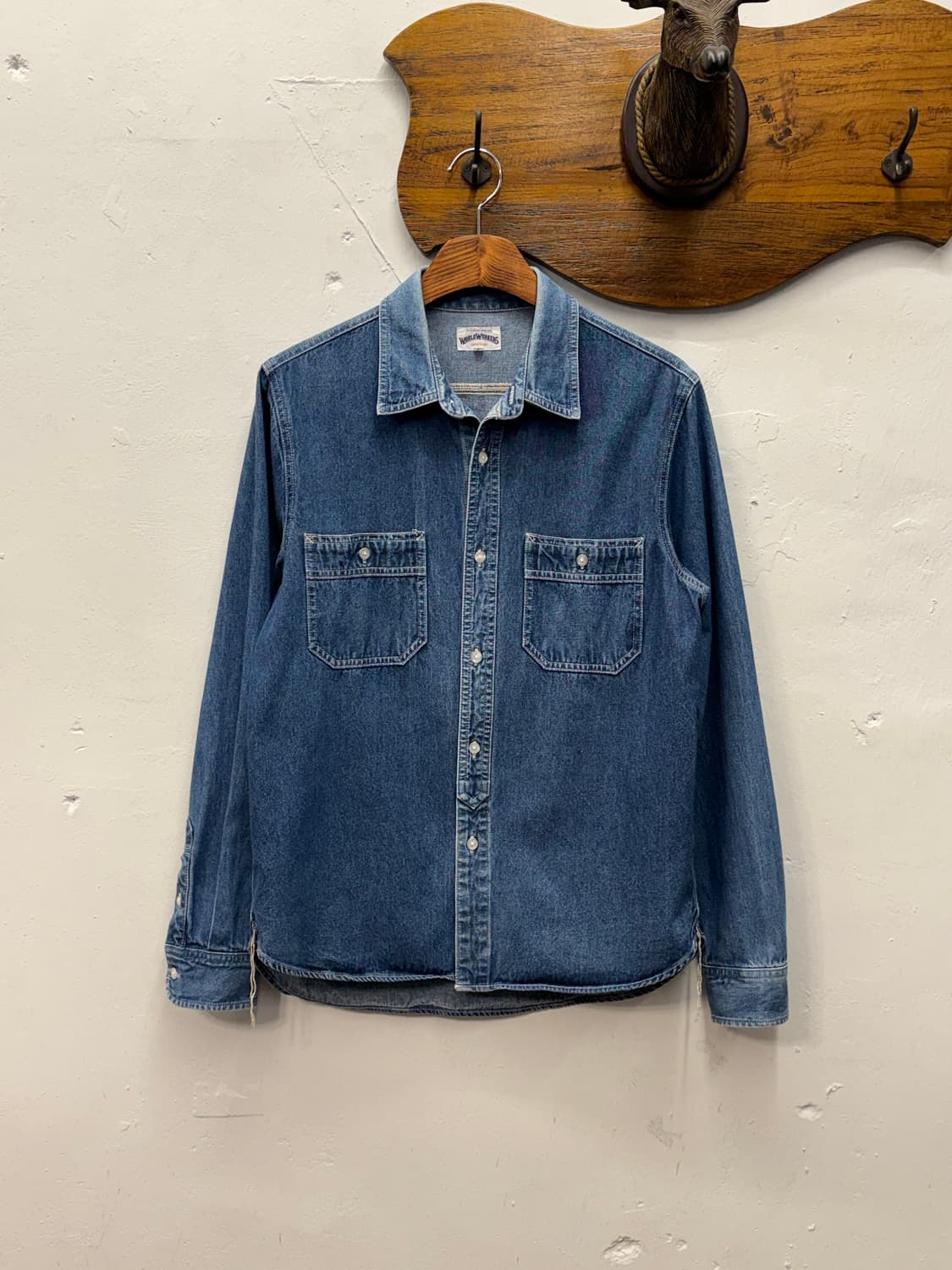 Big John WORLD WORKERS Denim Work Shirt 상품이미지1