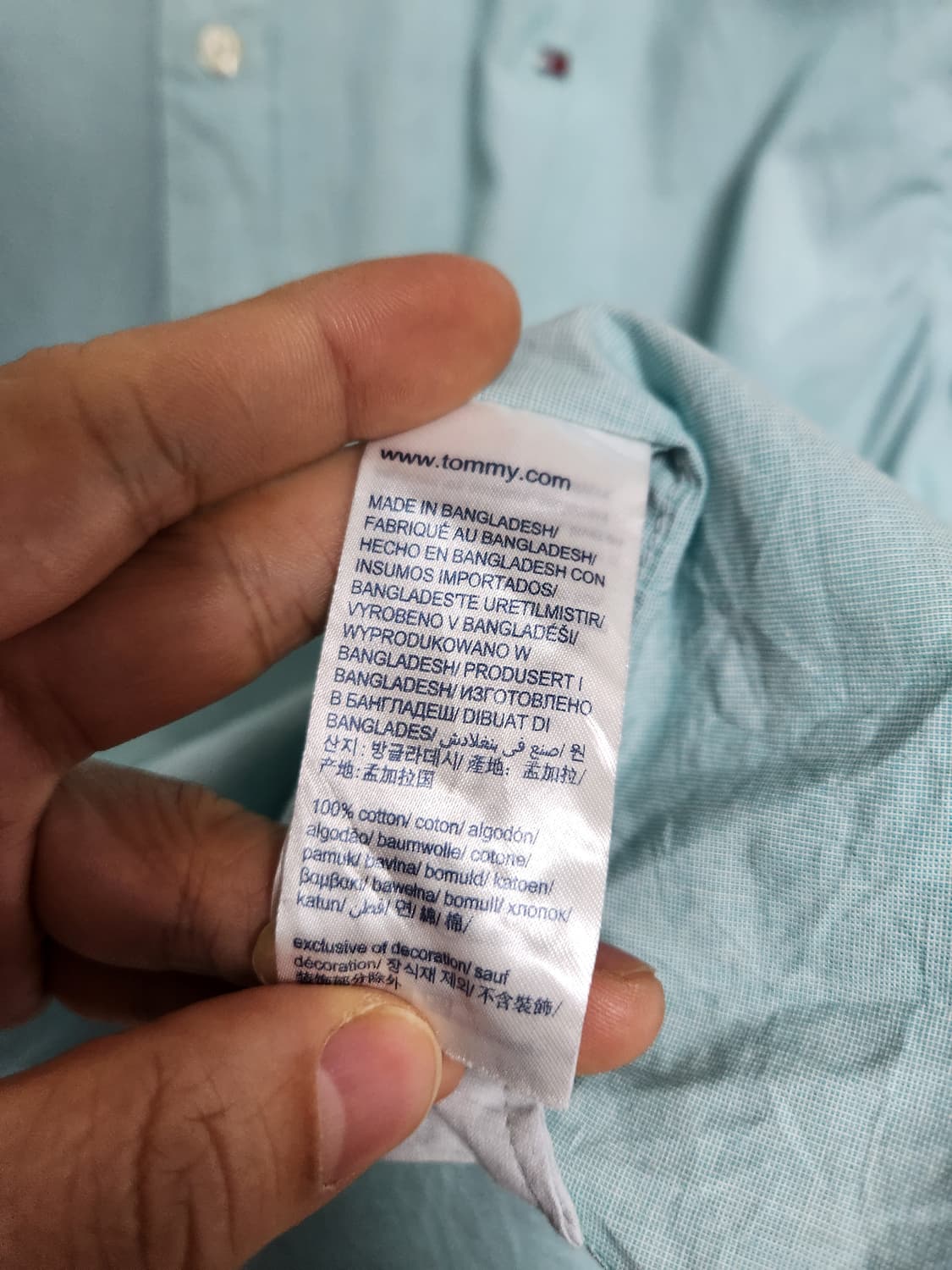 타미힐피거Tommy 코튼 셔츠 XXL - S164 상품이미지6