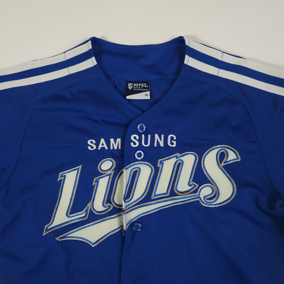 네포스 삼성라이온즈 야구 유니폼 노마킹 상품이미지2