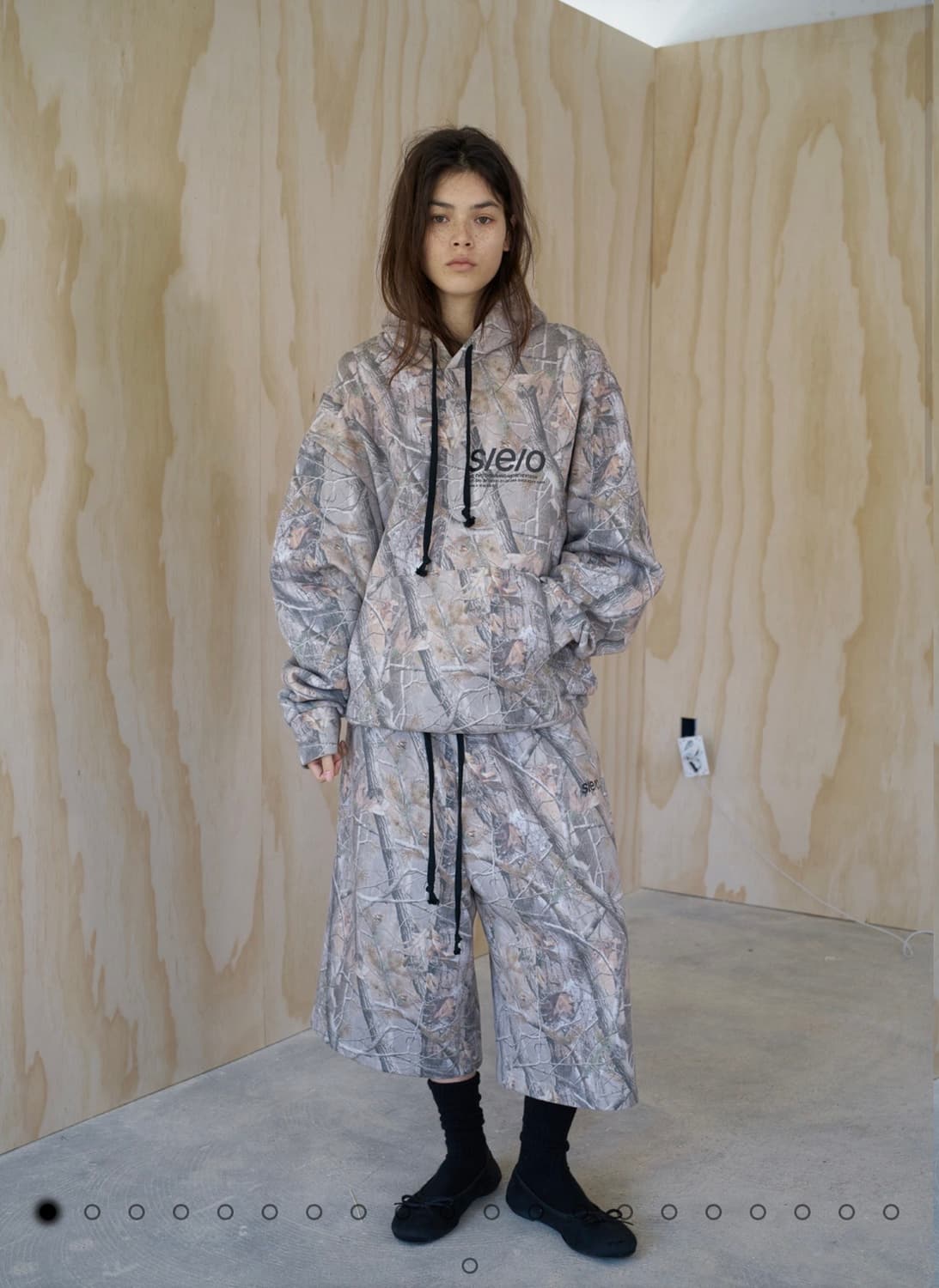 SEO 에스이오 brushed logo big sweat shorts 상품이미지3