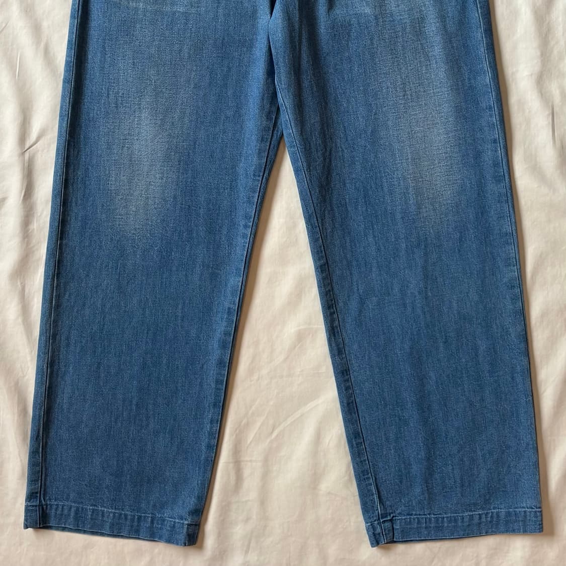[32] Lee 신치백 세미 와이드 워싱 데님 팬츠 상품이미지3