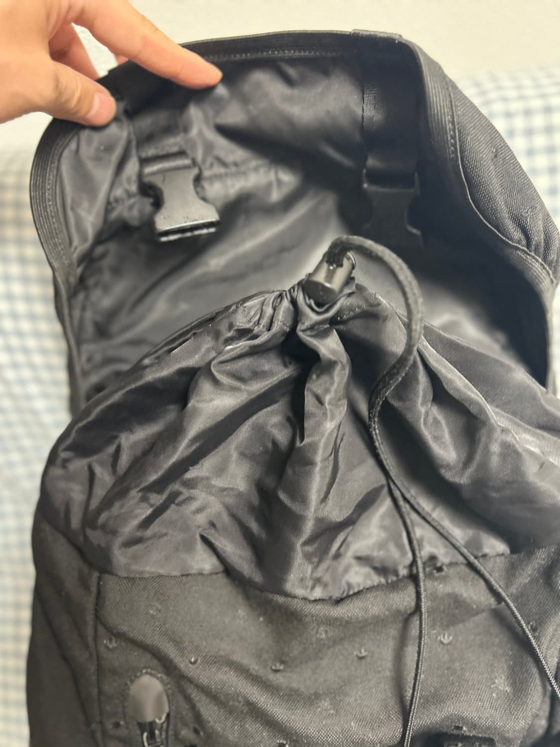 VISVIM 올드비즈빔 소프넷콜라보 발리스틱 올블랙 백팩 25L 상품이미지2