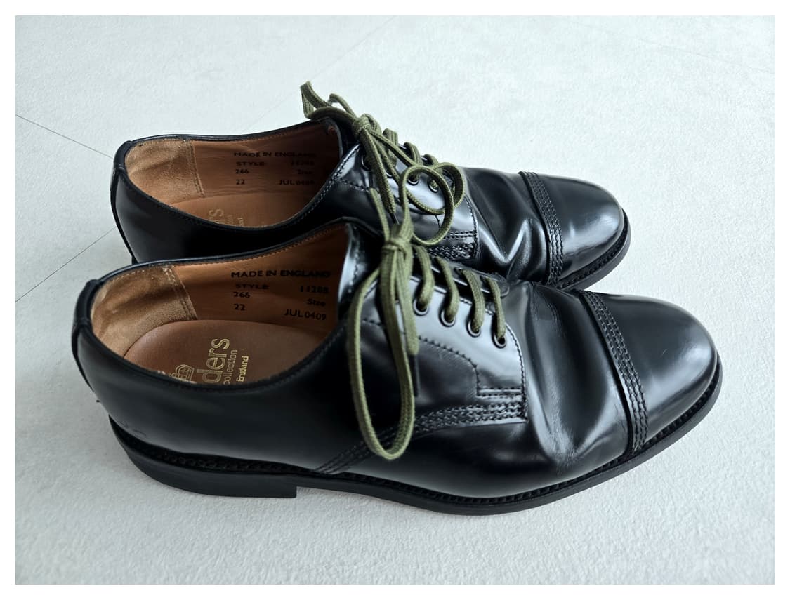 SANDERS Military Derby Black 상품이미지2