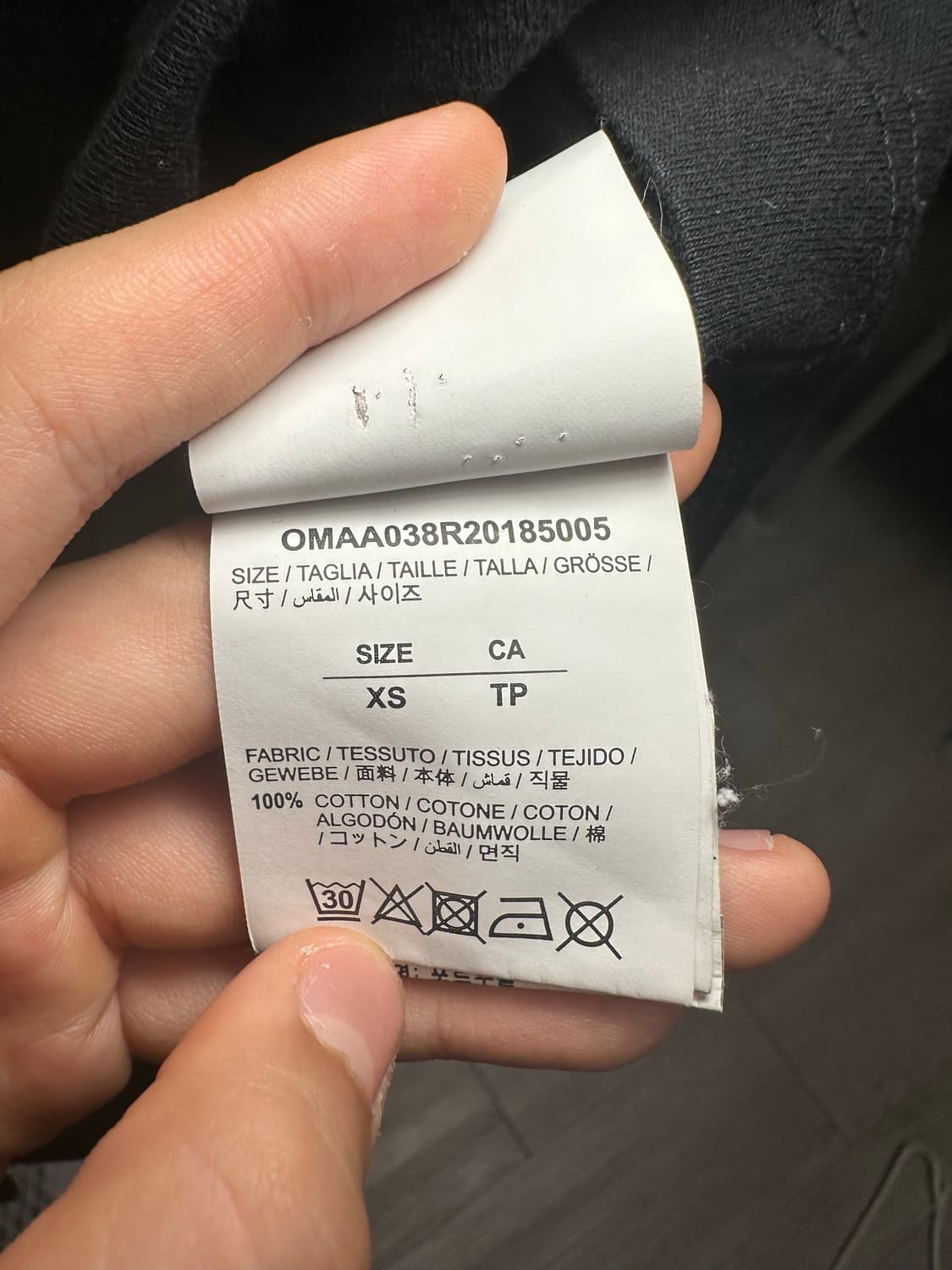 오프화이트 반팔 XL 상품이미지4