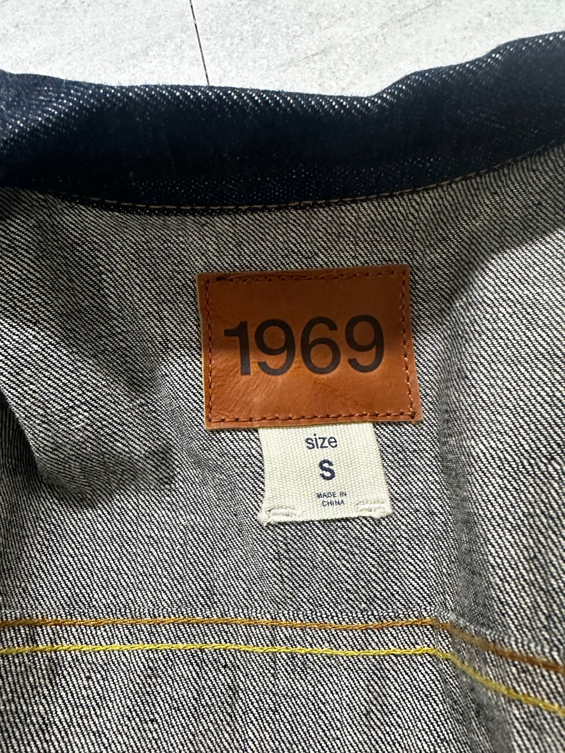 Gap 1969 50주년 기념 셀비지 트러커 자켓 웨스턴 데님셋업 상품이미지7