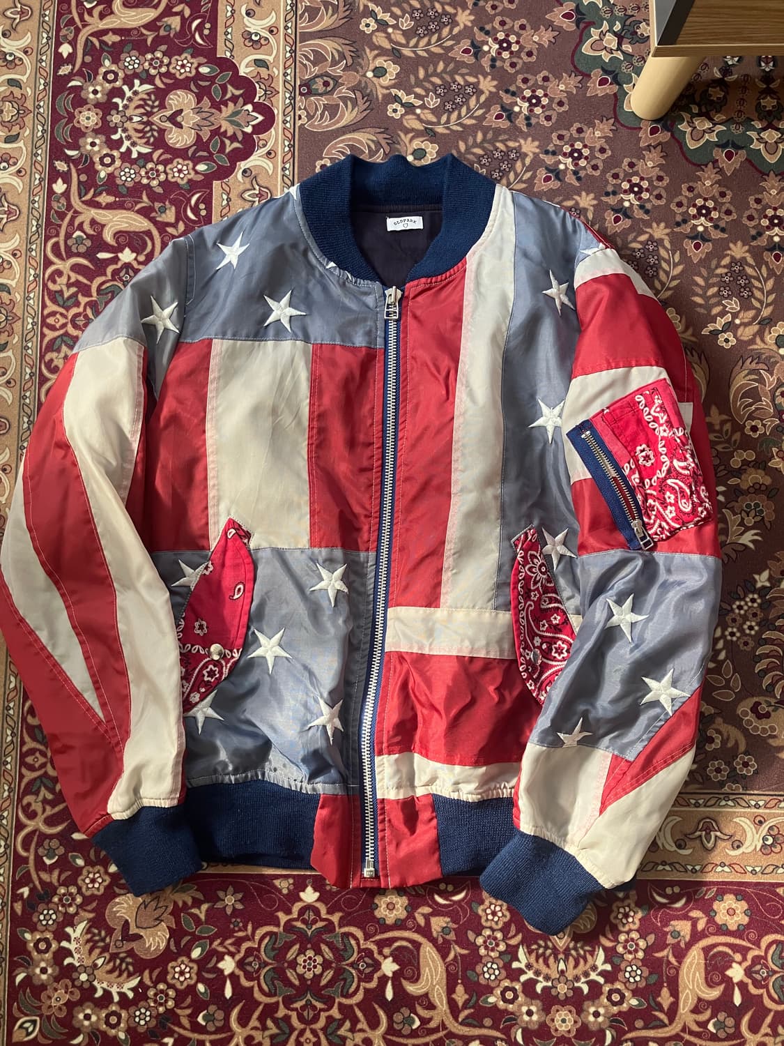 올드파크 성조기 봄버 상품이미지1