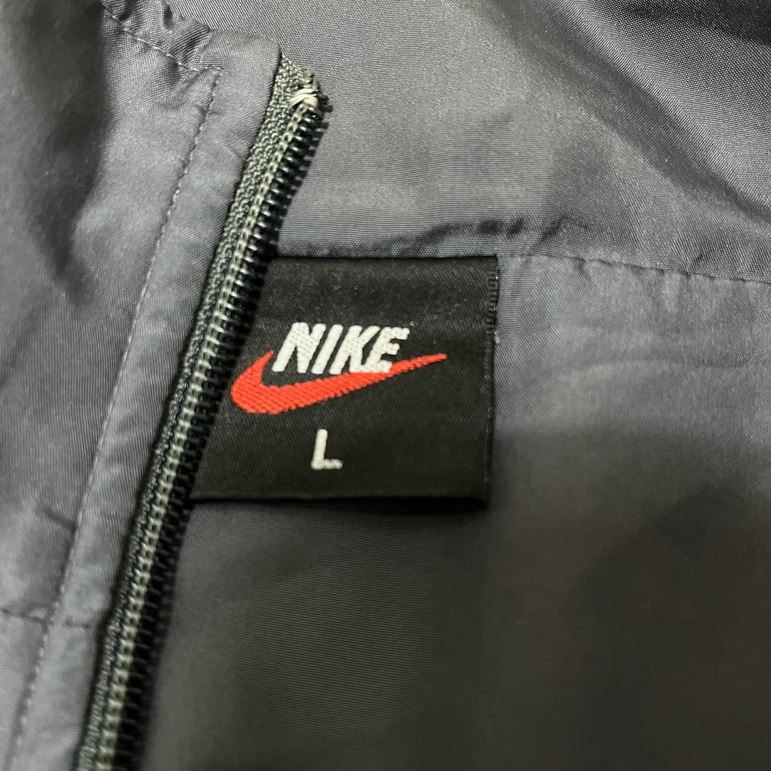 나이키 빅로고 배색 라인 바람막이 자켓 [다크그레이] L/100 상품이미지9