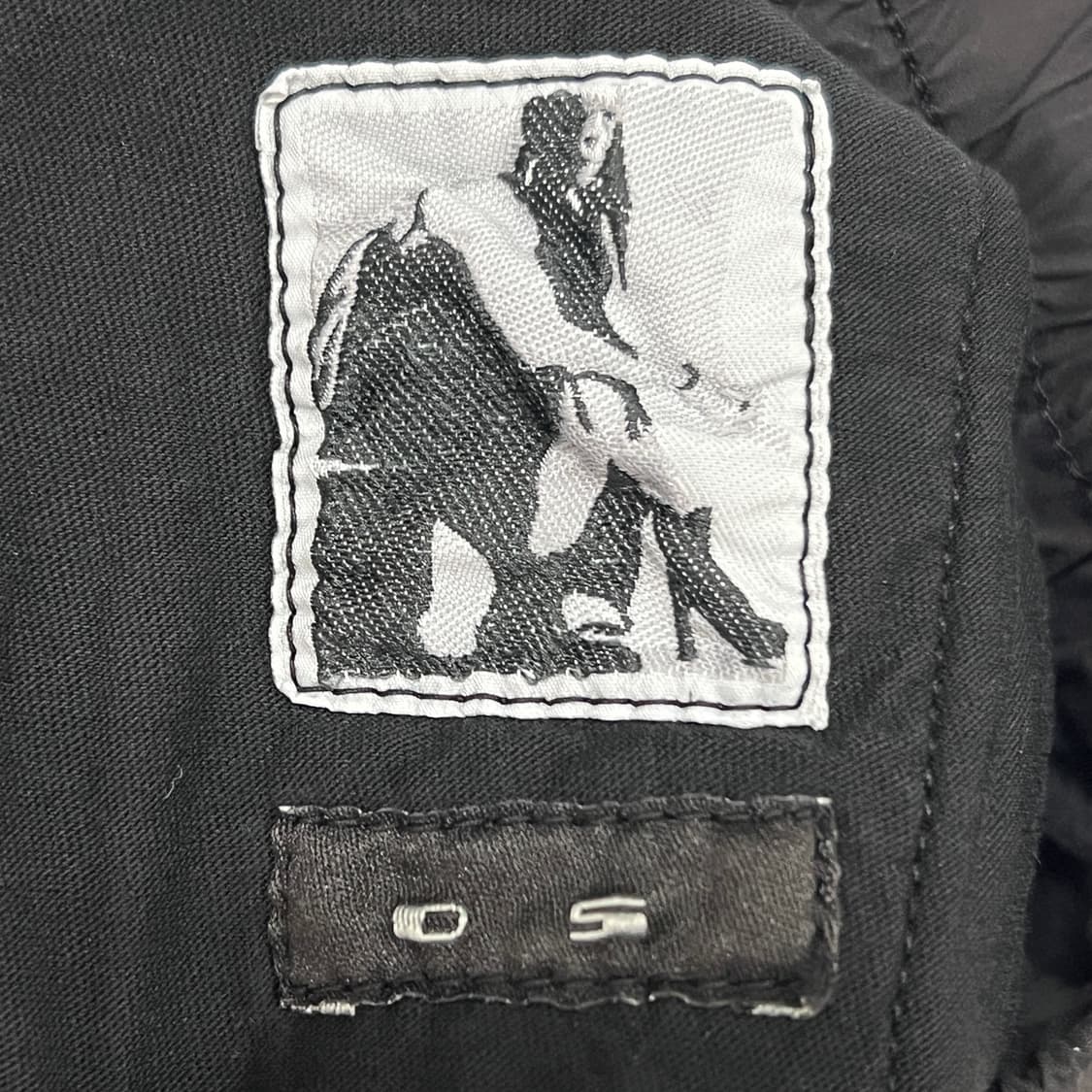 릭오웬스 16FW 다크쉐도우 프리즈너 드로우스트링 조거 팬츠 블랙 상품이미지5