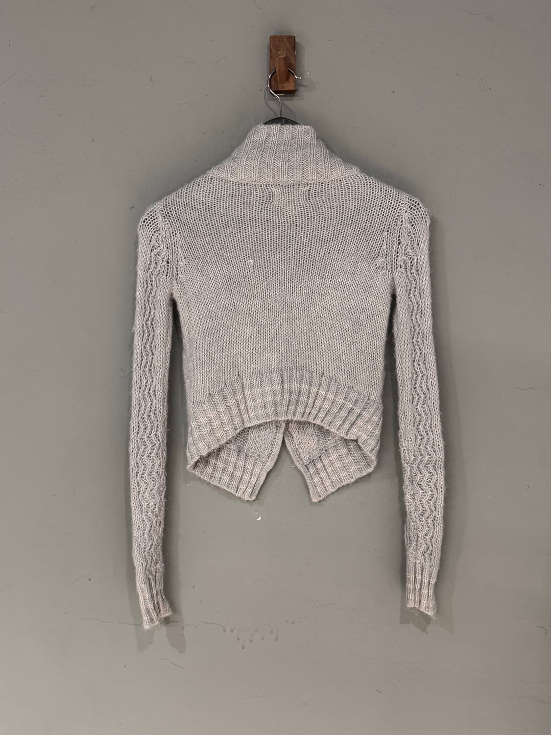 Diesel 디젤 언발란스 버튼업 니트 가디건 상품이미지10