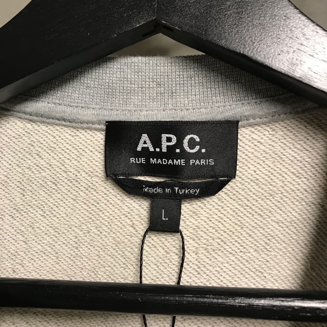 APC 아페쎄 맨투맨 그레이 L(W) 상품이미지5