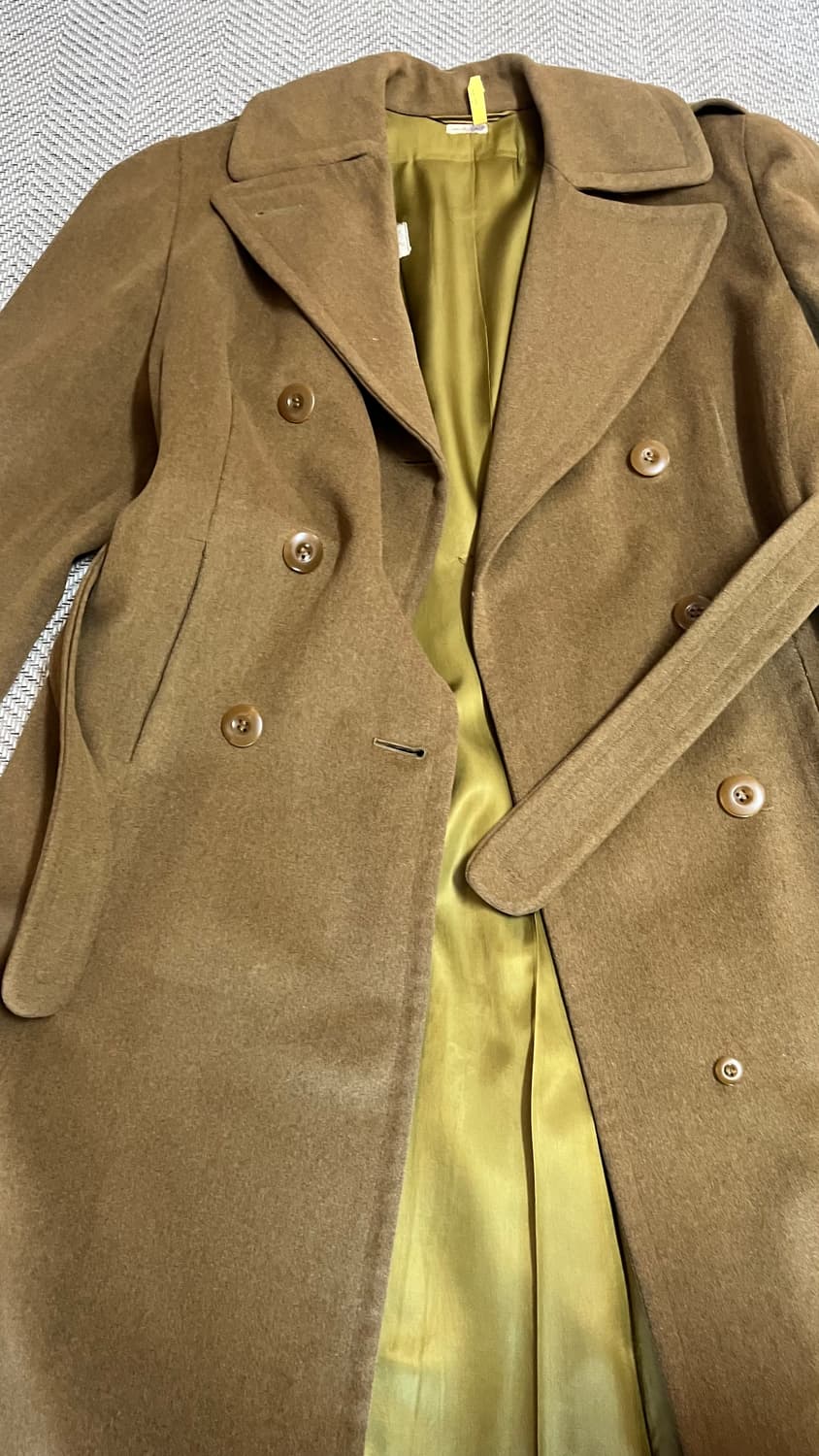 40s 미군 빈티지 더블브레스티드 코트 상품이미지2