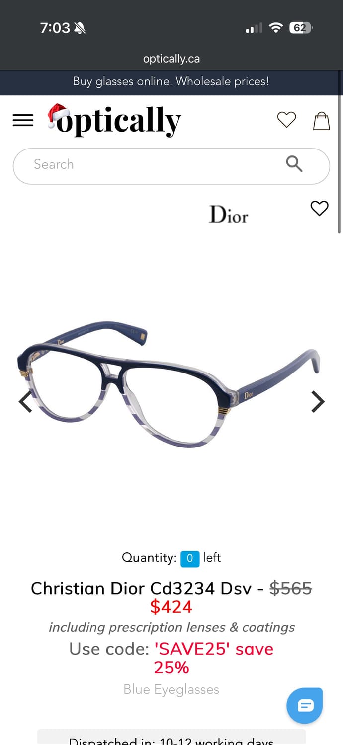 디올 보잉 안경 상품이미지4