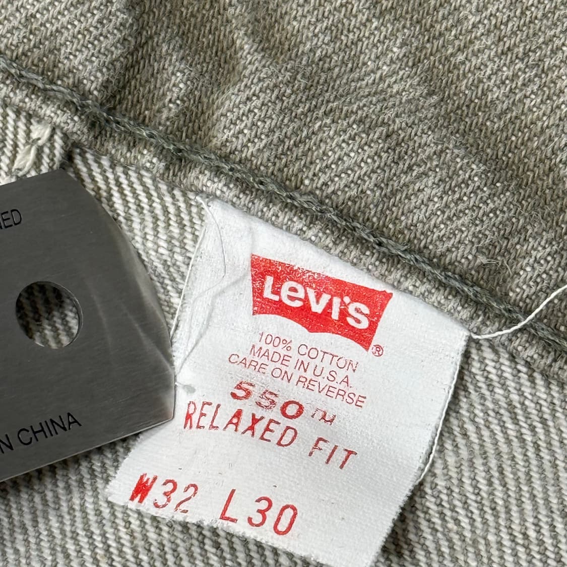 90s USA Levis 550(32X30) | 단추 수선 | 상태좋음 상품이미지8