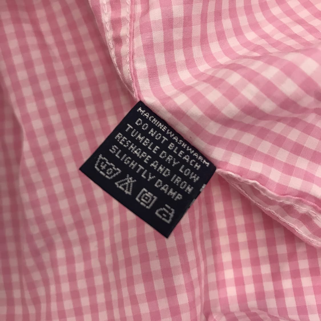 폴로 랄프로렌 커스텀핏 깅엄체크셔츠 분홍 [L] 상품이미지6