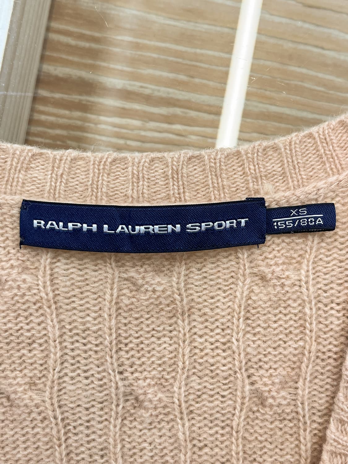 폴로 랄프 로렌 브이넥 케이블 니트 상품이미지4