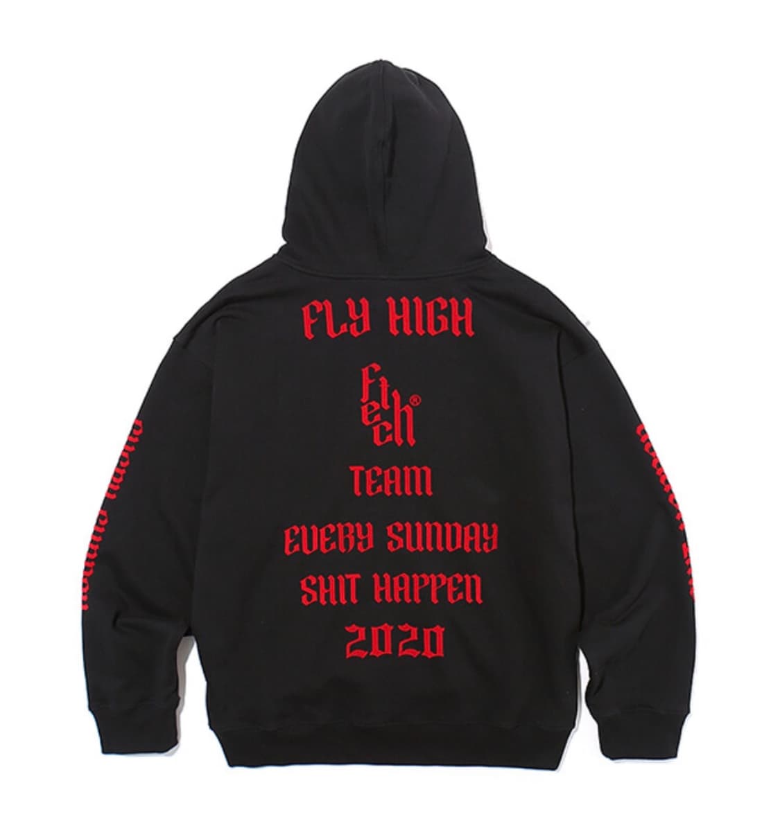 Fetch 후드집업 투웨이 레드 XL 상품이미지2