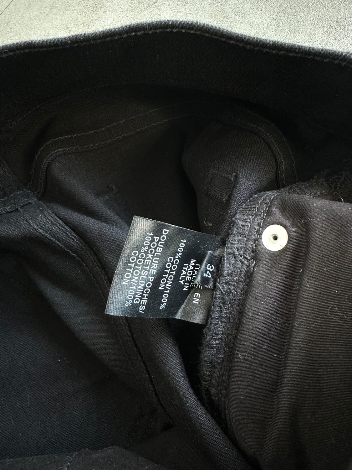 발망 아카이브 지퍼 바이커 블랙진 상품이미지8