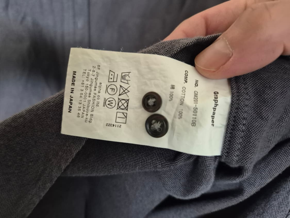 그라프페이퍼 옥스포드 bd 셔츠 free 상품이미지3