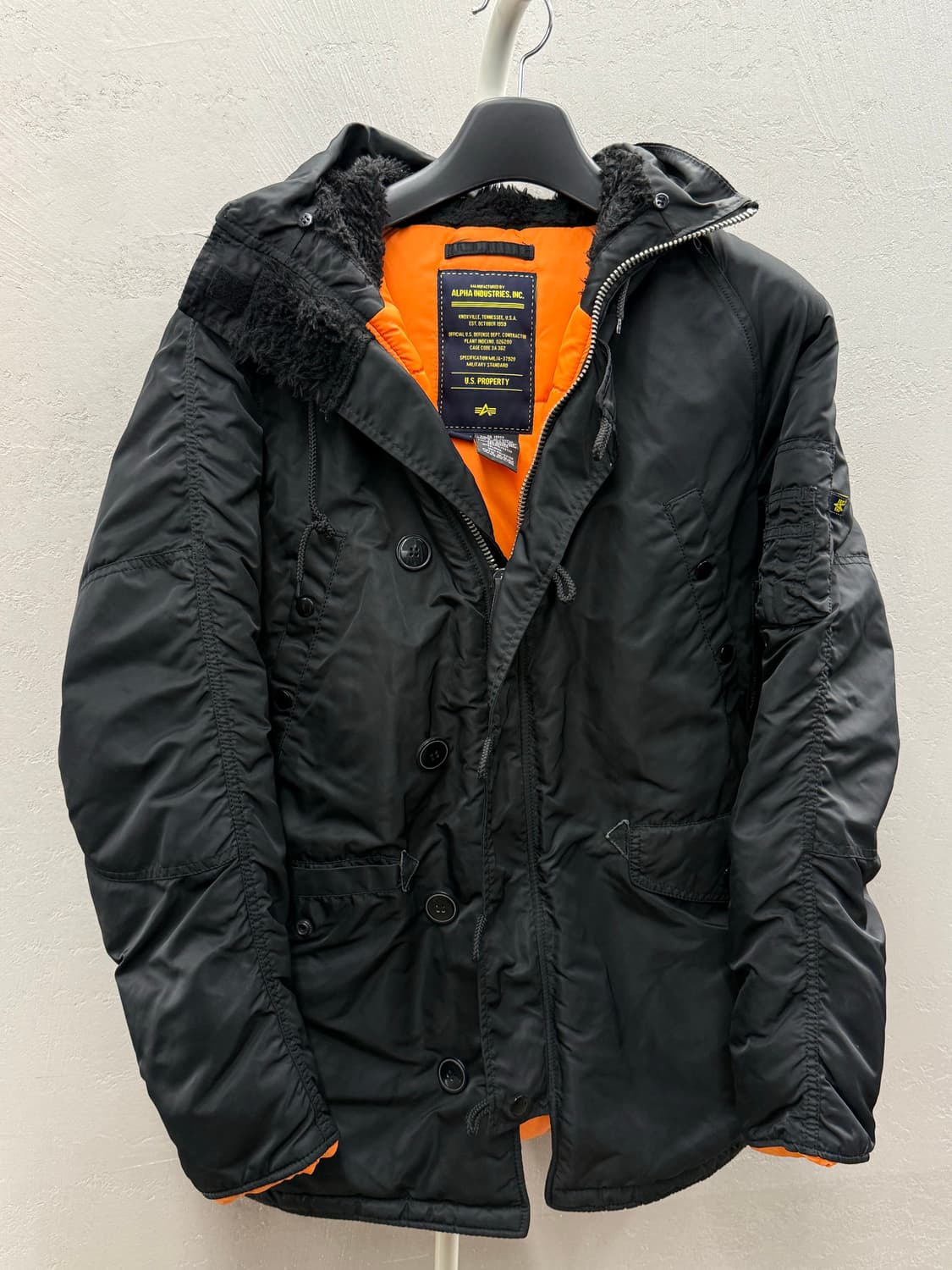알파인더스트리 N3B 패딩 블랙 M 상품이미지2