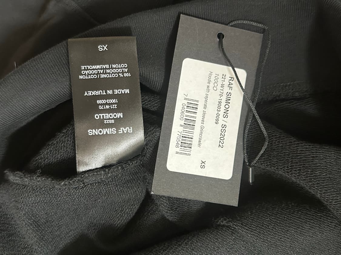 [XS]라프시몬스 그림크롤러 반팔후드 상품이미지3