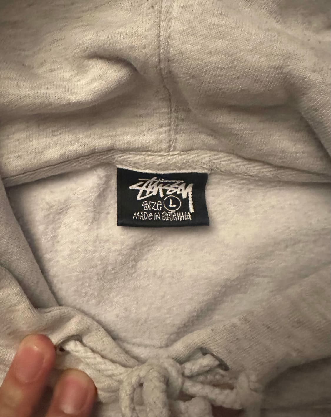 1980 Stussy Soul Heavy Hoodie LightGrey 상품이미지4