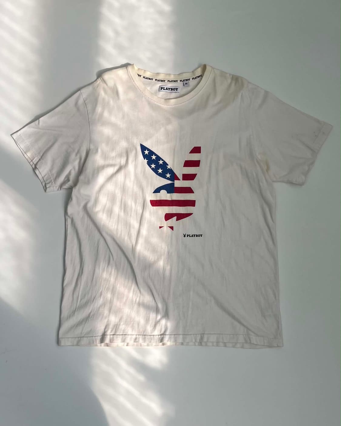 [M] Playboy 플레이보이 USA 버니 로고 반팔 티셔츠 상품이미지1