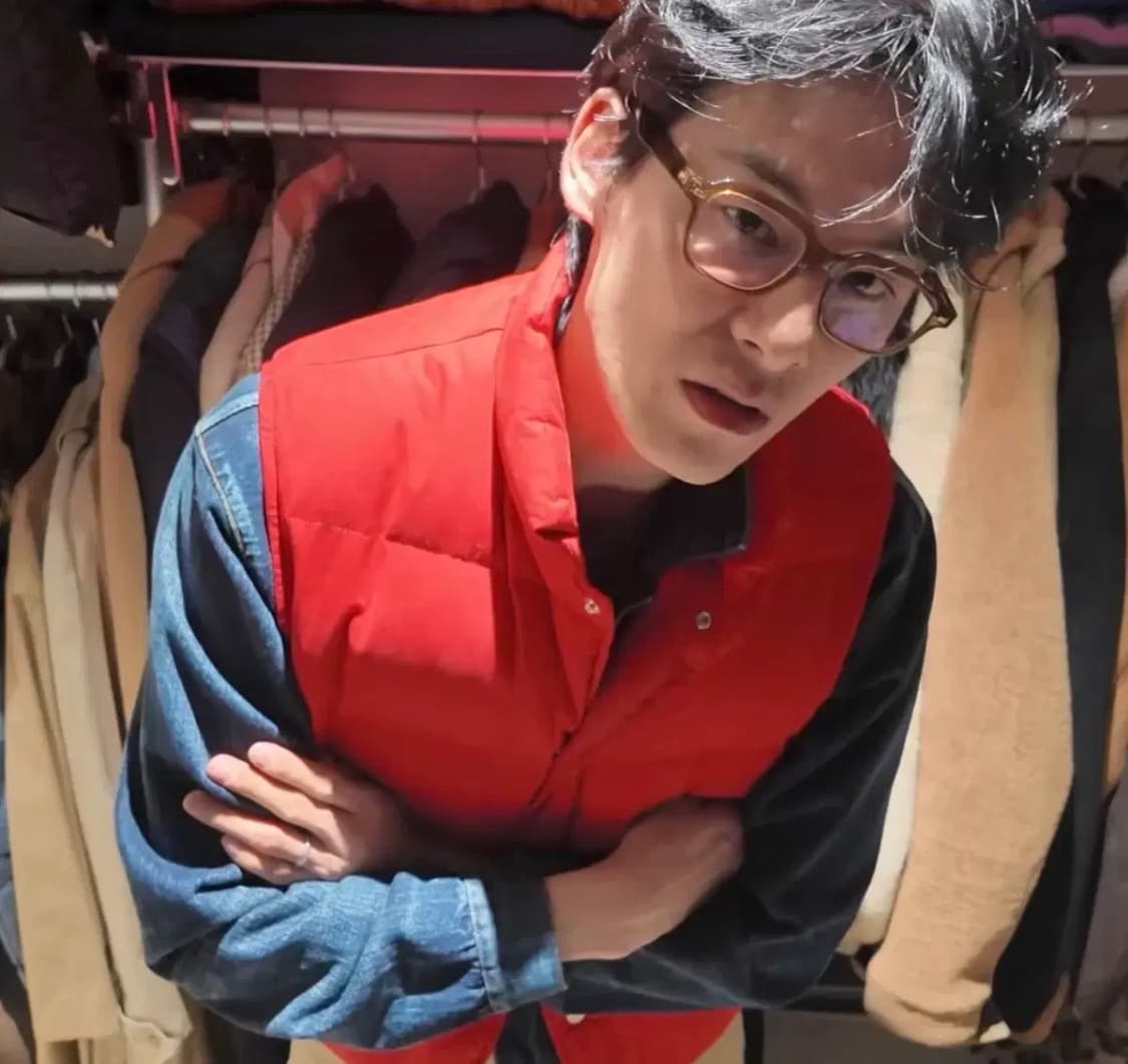 굿니스 (Goodnies) 패딩조끼 XL, 레드 다운베스트 마티맥플라이 상품이미지2