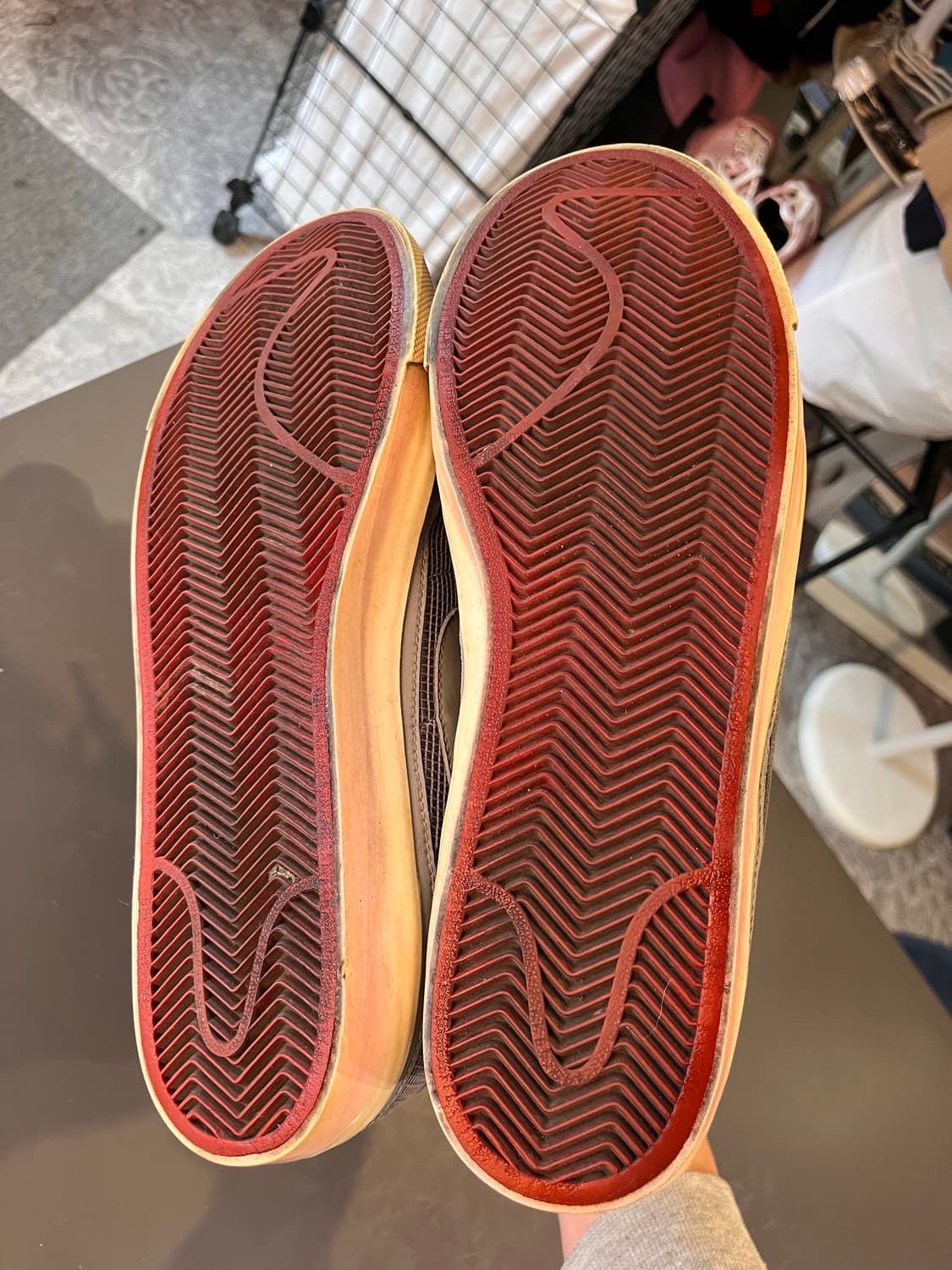 나이키 블레이저 미드 그레이 핑크 (285mm)  상품이미지7