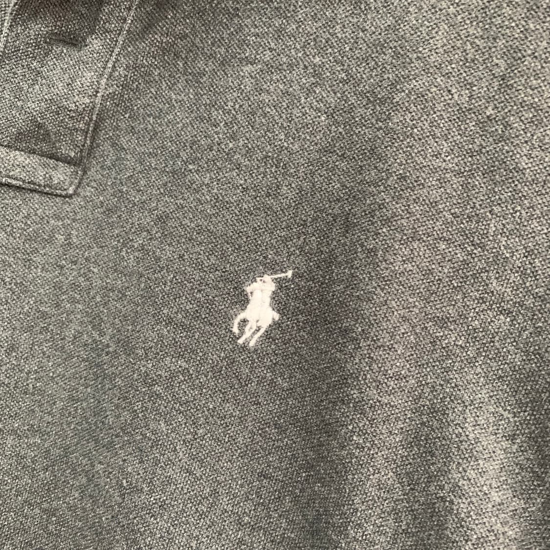 L 폴로랄프로렌 커스텀 슬림핏 차콜 PK 반팔 카라티 상품이미지3