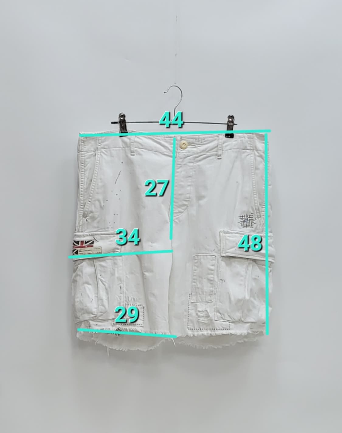 POLO 폴로 랄프로렌 빈티지 데님 카고  반바지 / 남 32
 상품이미지10