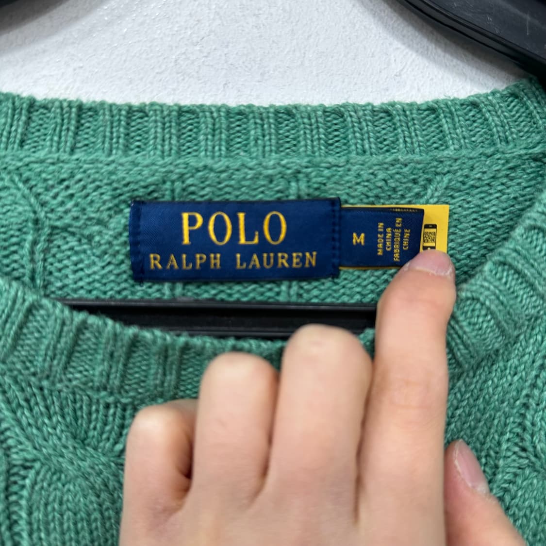 폴로 꽈배기 니트 상품이미지3