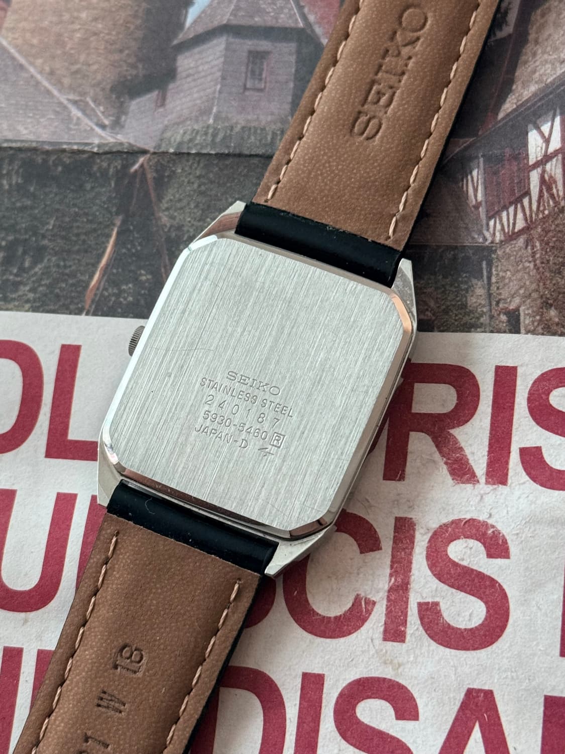 세이코 Seiko 쿼츠 로만 스퀘어 상품이미지3