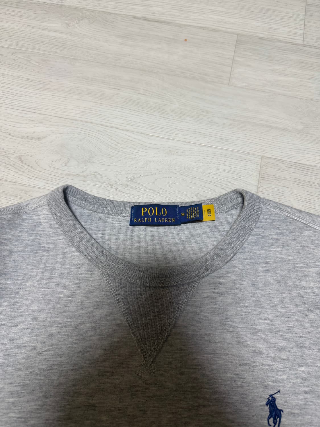 폴로 랄프로렌 맨투맨 그레이 M 상품이미지2