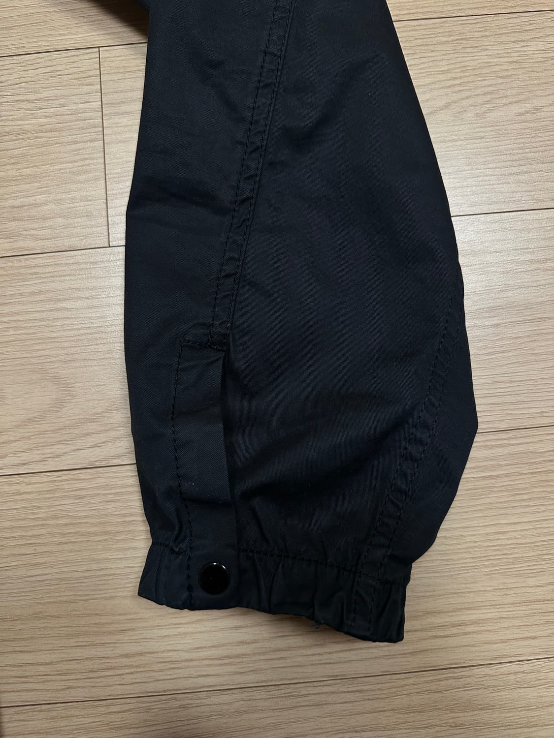 [L] 스톤아일랜드 10319 스트레치 코튼 트윌 오버셔츠 블랙 상품이미지5