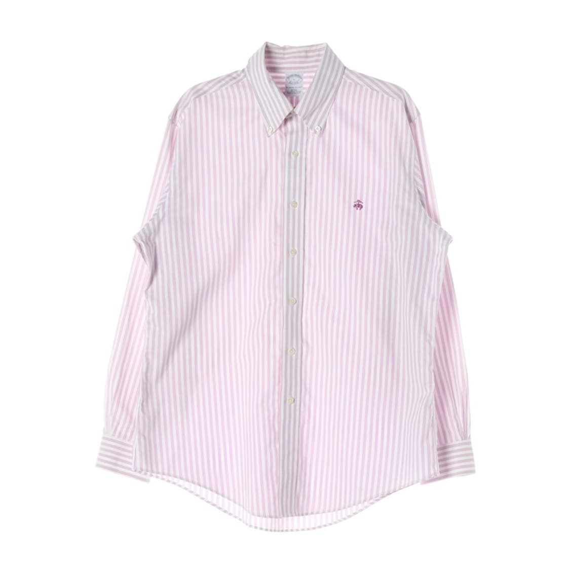 브룩스브라더스 수피마 코튼 넌아이언 슬림핏 셔츠 L 상품이미지1