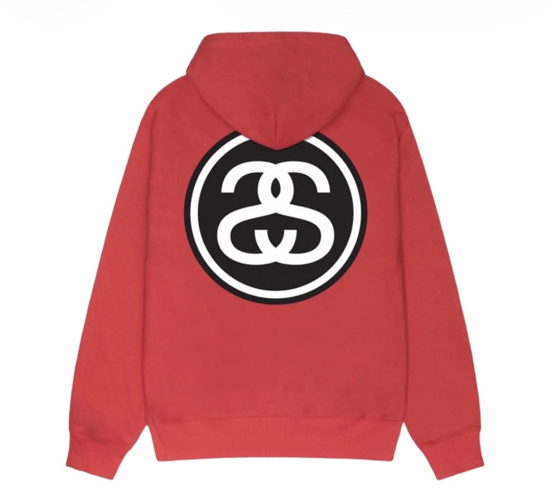 스투시 ss링크 후드집업 페퍼 m 상품이미지2