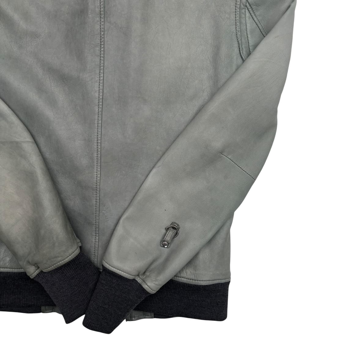 솔리드옴므 투웨이 램스킨 레더 자켓 M 상품이미지6