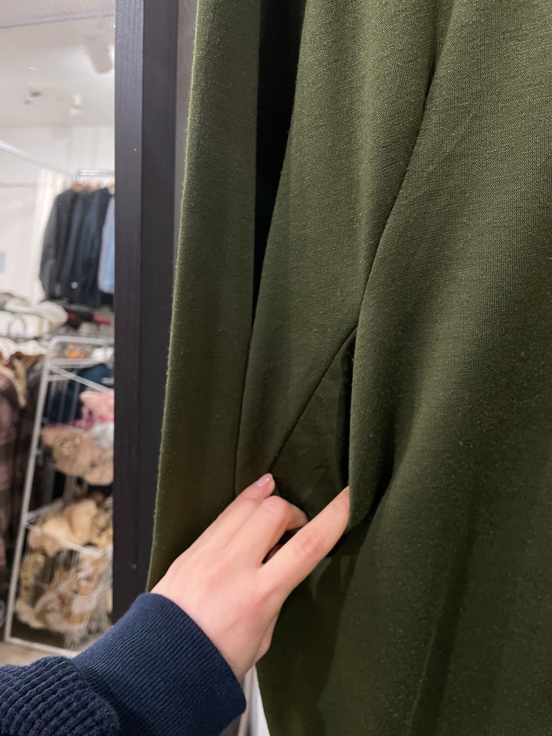 Vintage Olive Asymmetrical OPS 상품이미지9