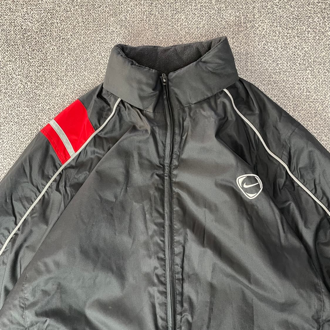 나이키 블랙 롱 코치 자켓 상품이미지3