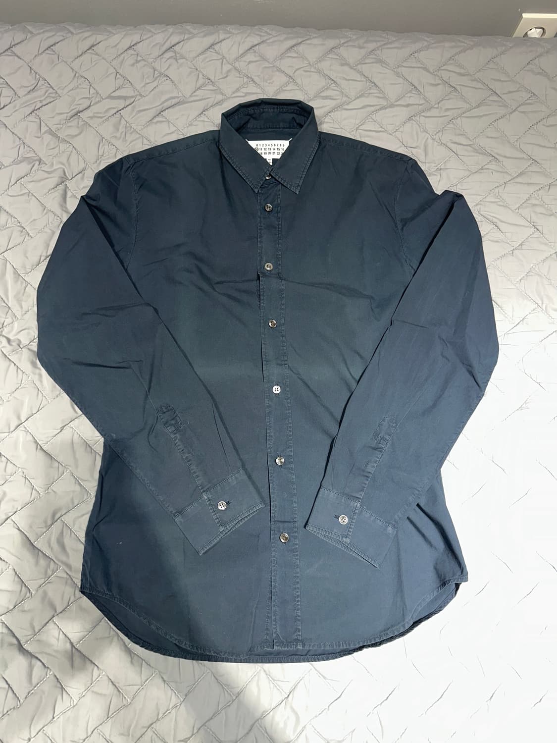 메종 마르지엘라 14F/W 다이드 슬림 포플린 셔츠 상품이미지1