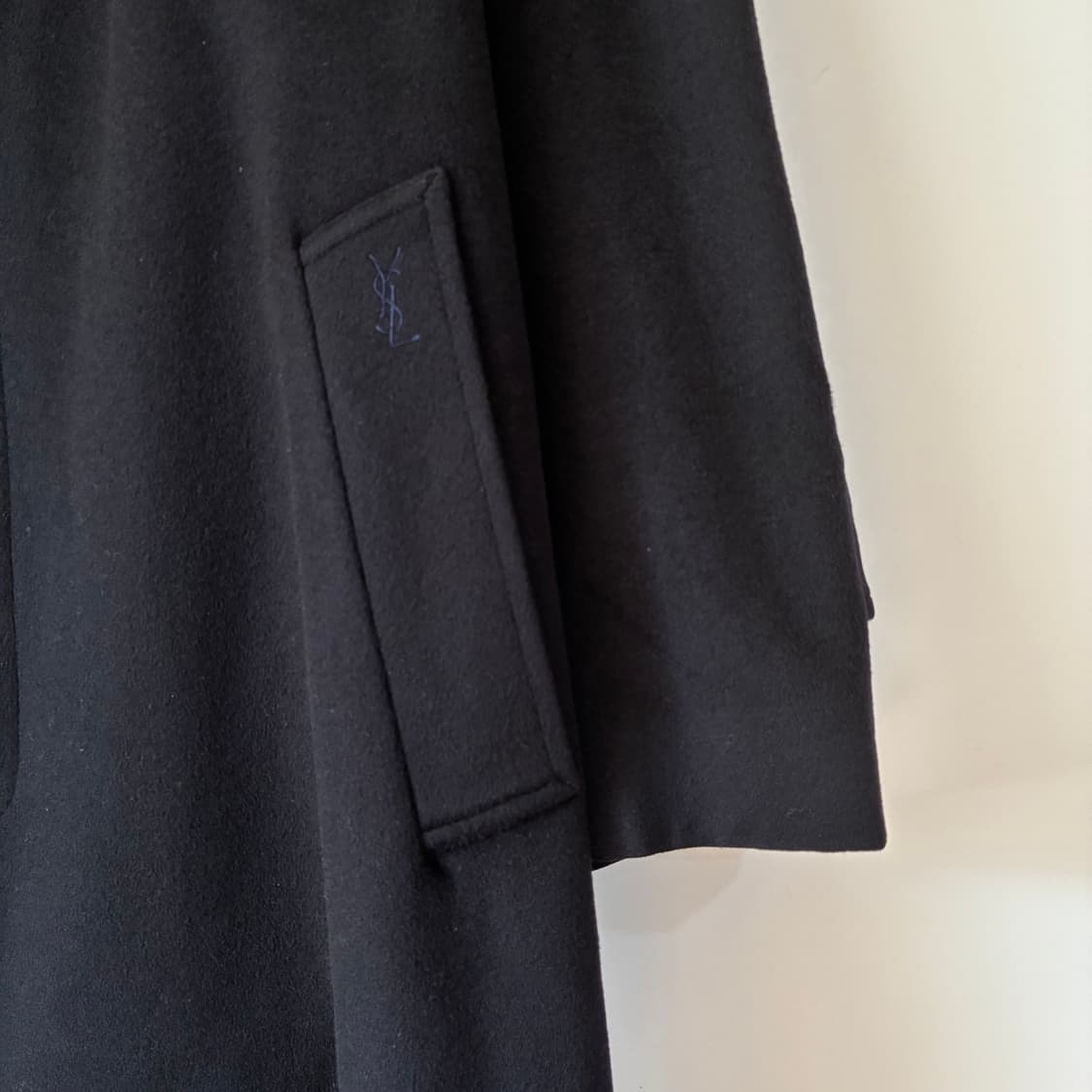 YSL 입생로랑 00s 캐시미어 30% 맥 롱코트 상품이미지3