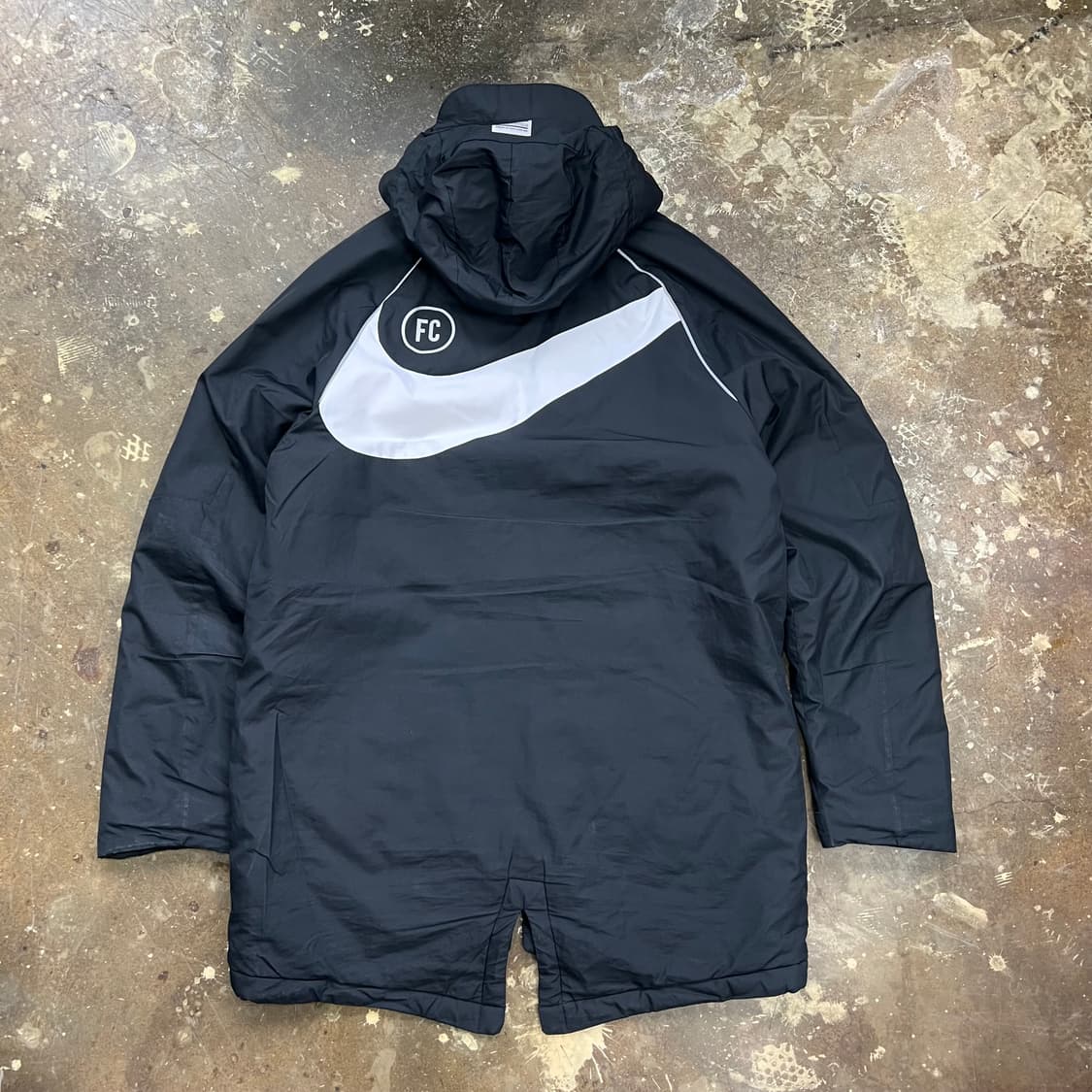 XXL) 나이키 빅스우시 로고 후드 패딩 필드자켓 점퍼 벤치파카 상품이미지3