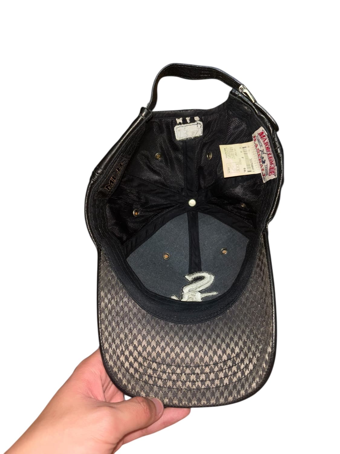 Mlb 시카고 화이트 삭스 레더 가죽 볼캡 상품이미지10