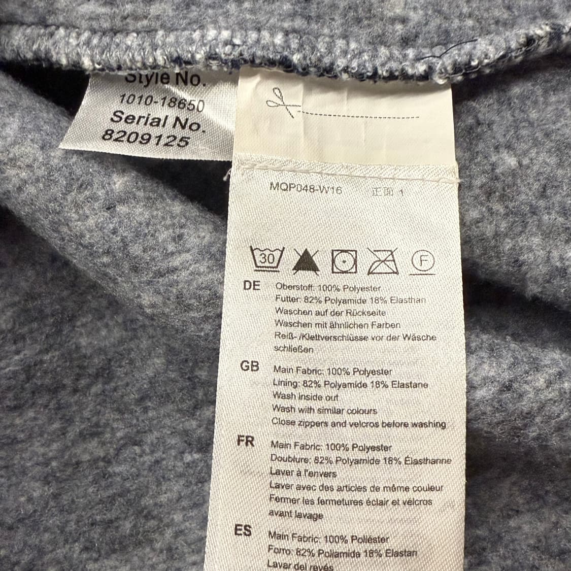 [정품/M] 마무트 헤링본 패턴 풀집업 자켓 b10 상품이미지6