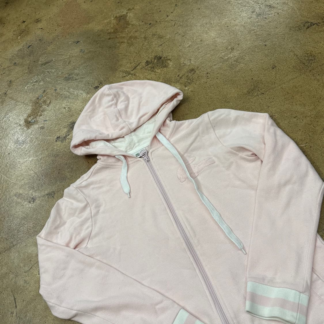 라코스테 딸기우유 핑크 후드집업  상품이미지1