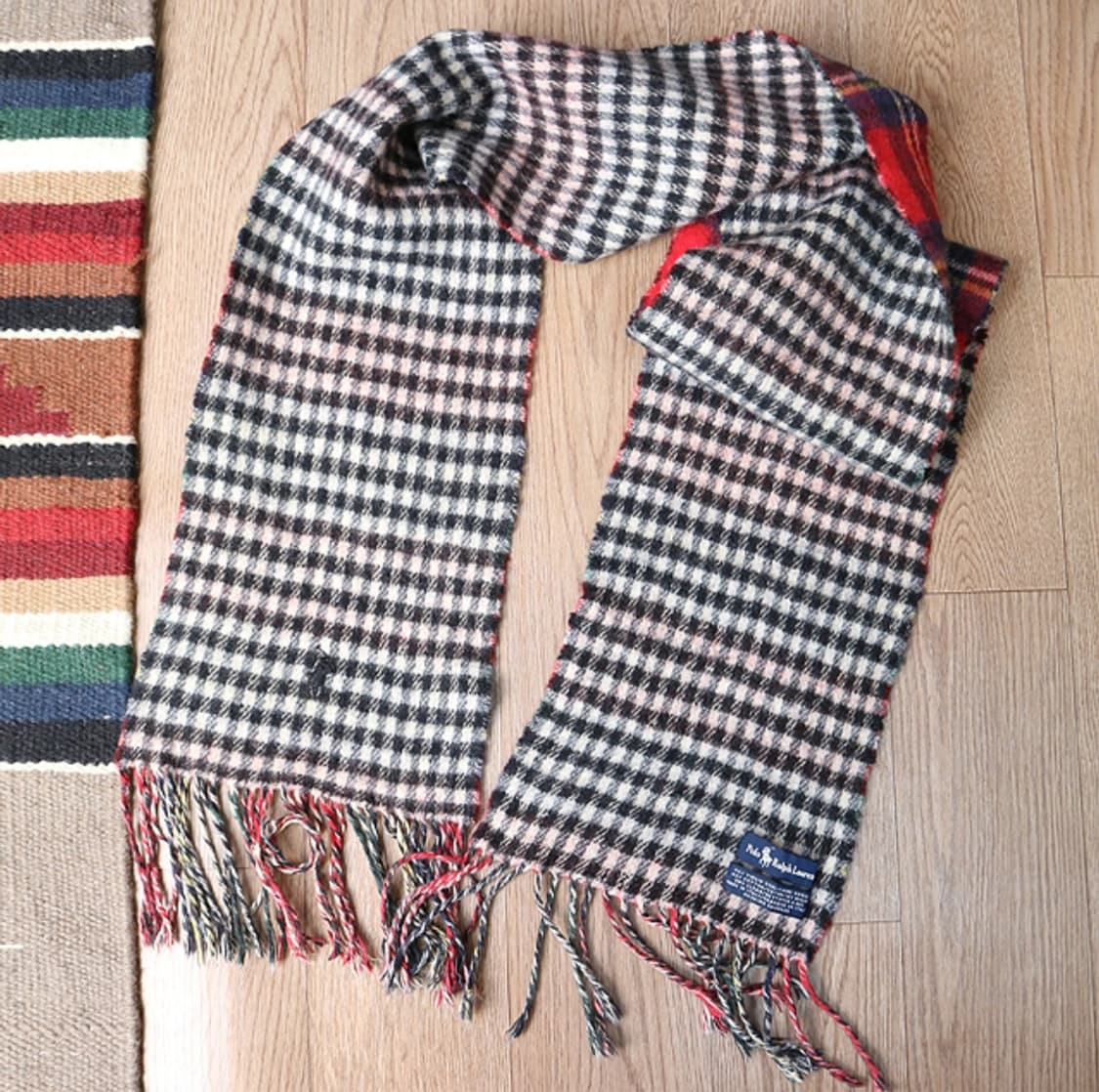 
이태리메이드 polo ralph lauren 폴로랄프로렌 빈티지 머플러 상품이미지2